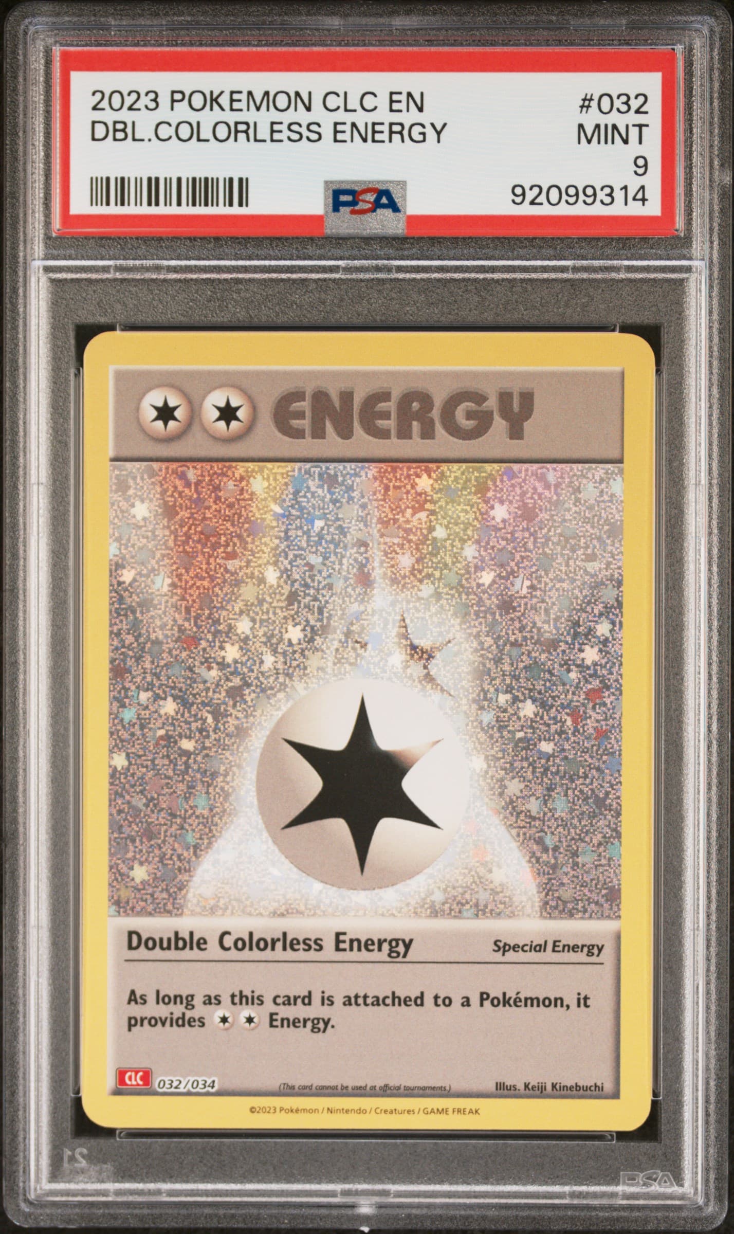Double Colorless Energy