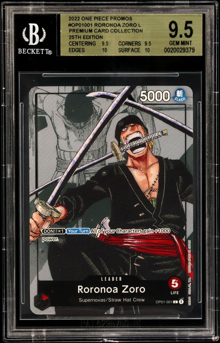 2022 #- BGS 9.5 One Piece Card G