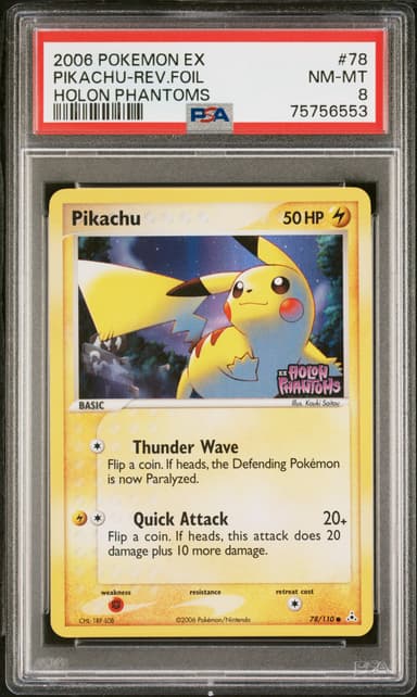 Pikachu-Reverse Foil