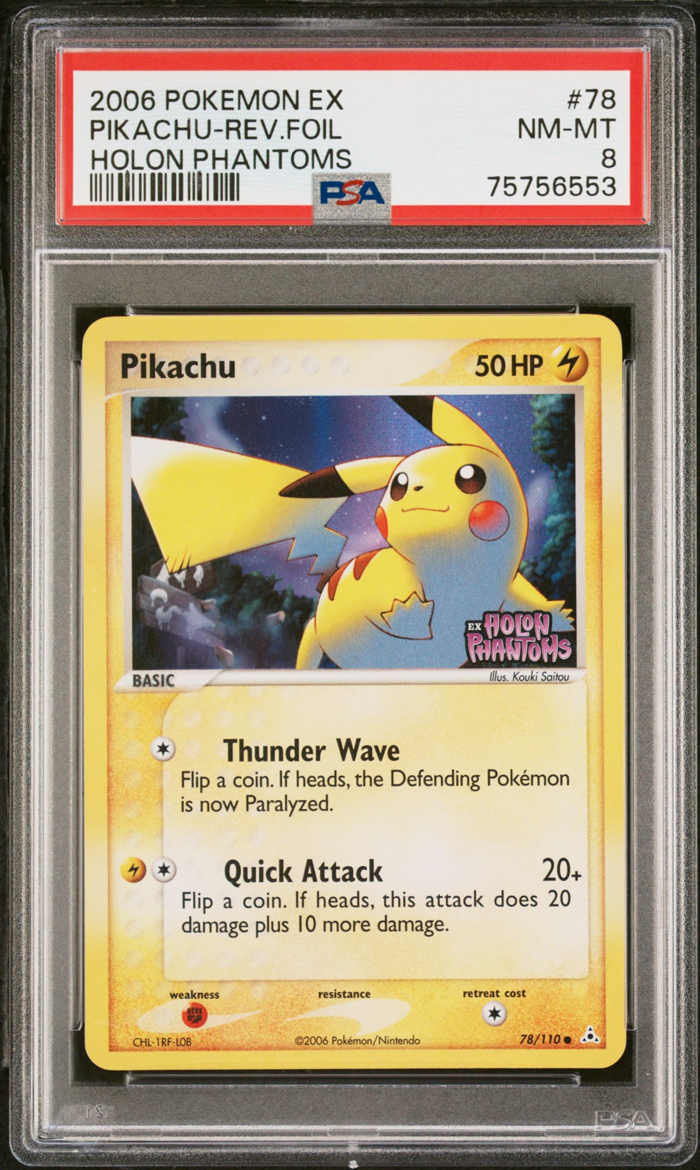 Pikachu-Reverse Foil