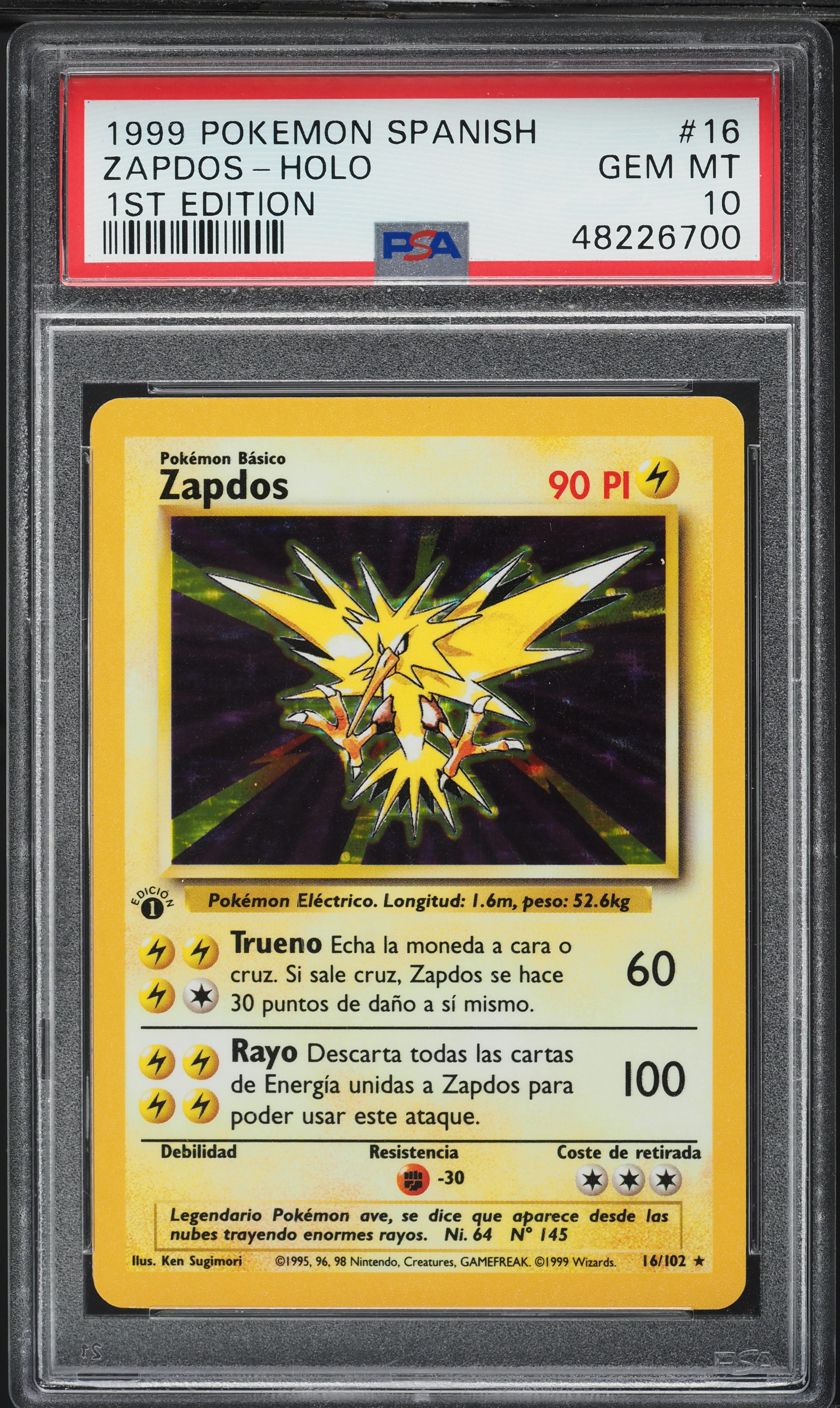 Zapdos-Holo 1st Edition
