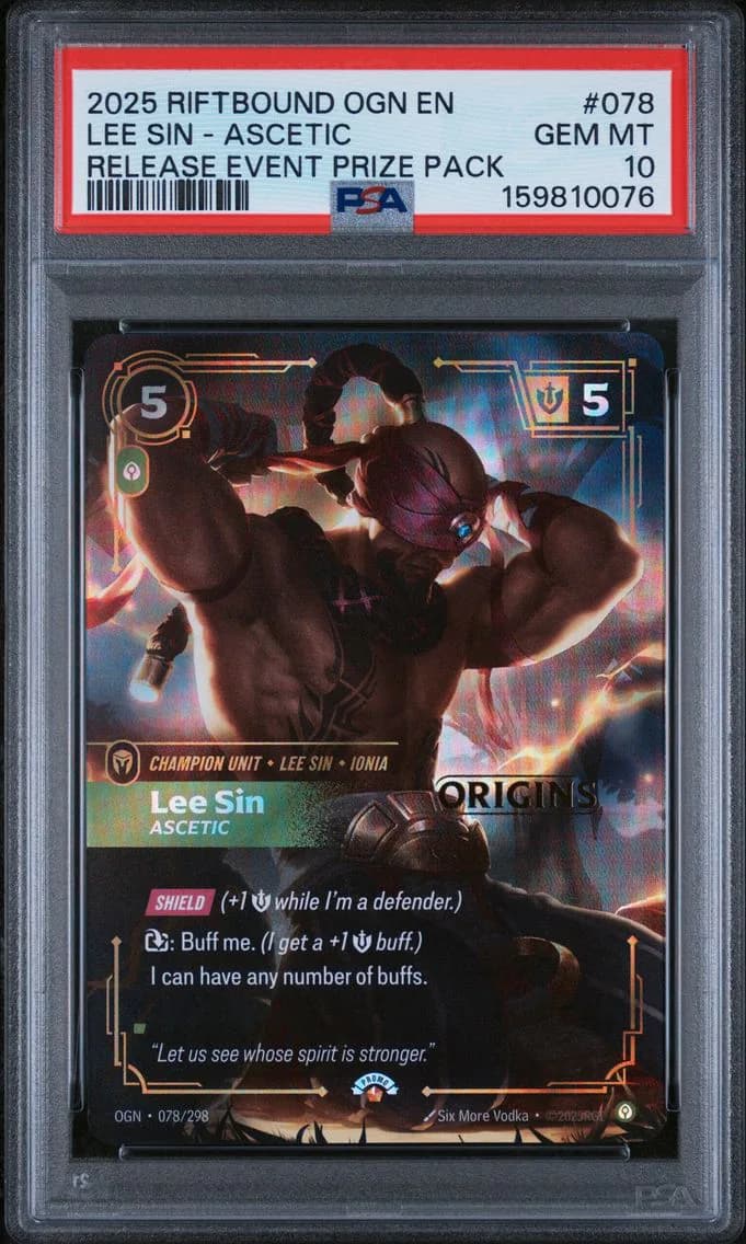 2025 #078 Lee Sin - Ascetic PSA 