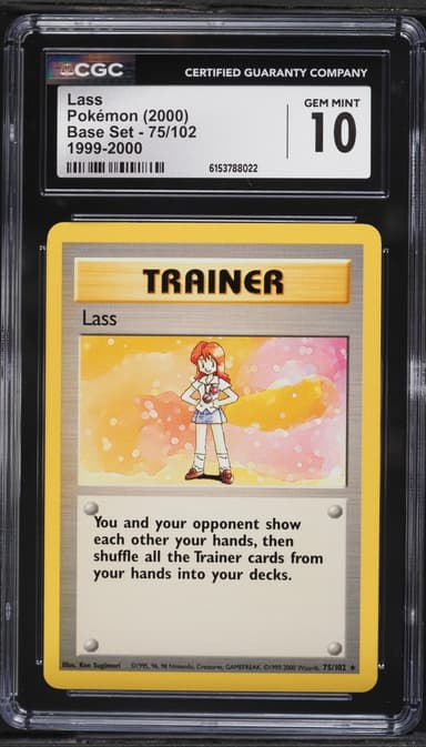 1999-2000 Pokemon Base Set Lass #75
