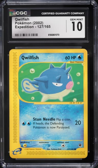 Pokemon Expedition Qwilfish #127