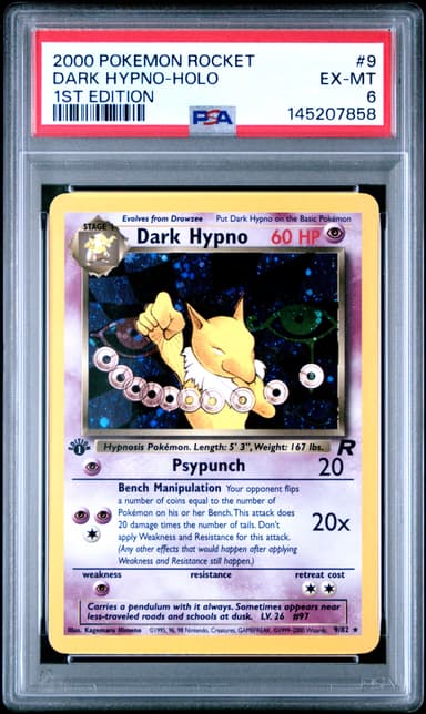 Dark Hypno-Holo 1st Edition