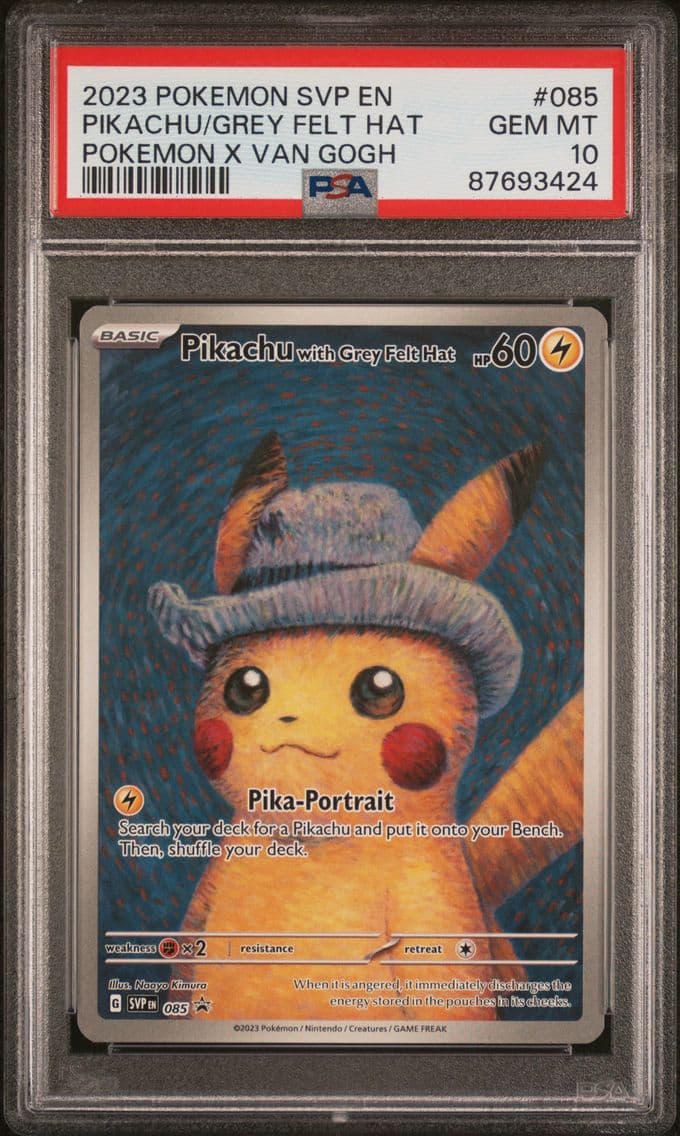 2023 #085 Pikachu With Grey Felt