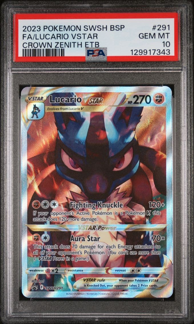 2023 #291 Full Art/Lucario Vstar