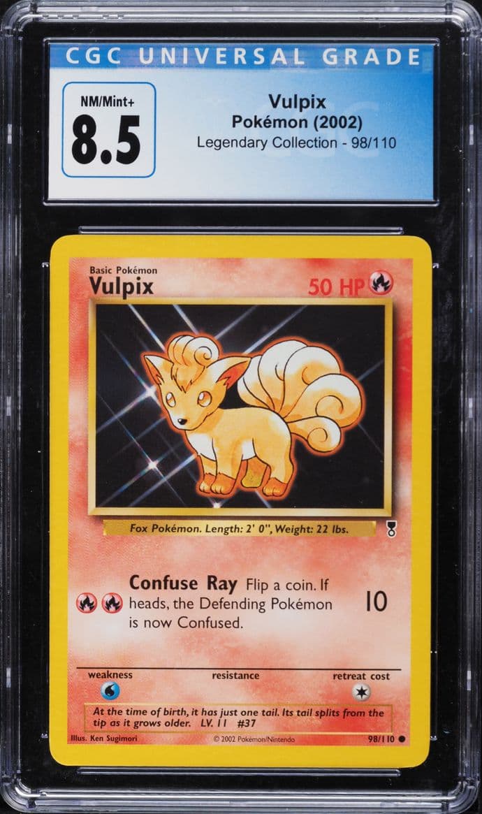 Pokemon Legendary Collection Vulpix #98