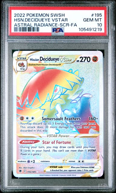 Full Art/Hisuian Decidueye Vstar