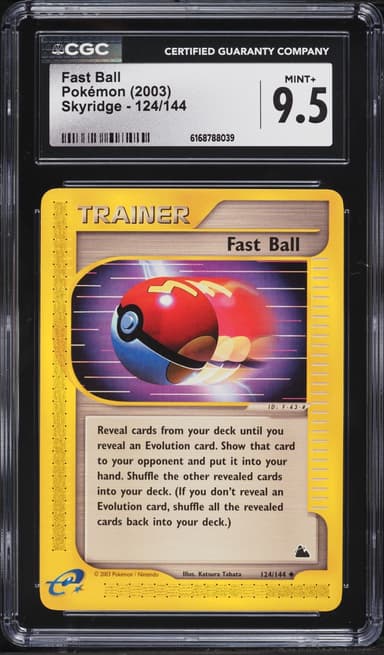 Pokemon Skyridge Fast Ball #124