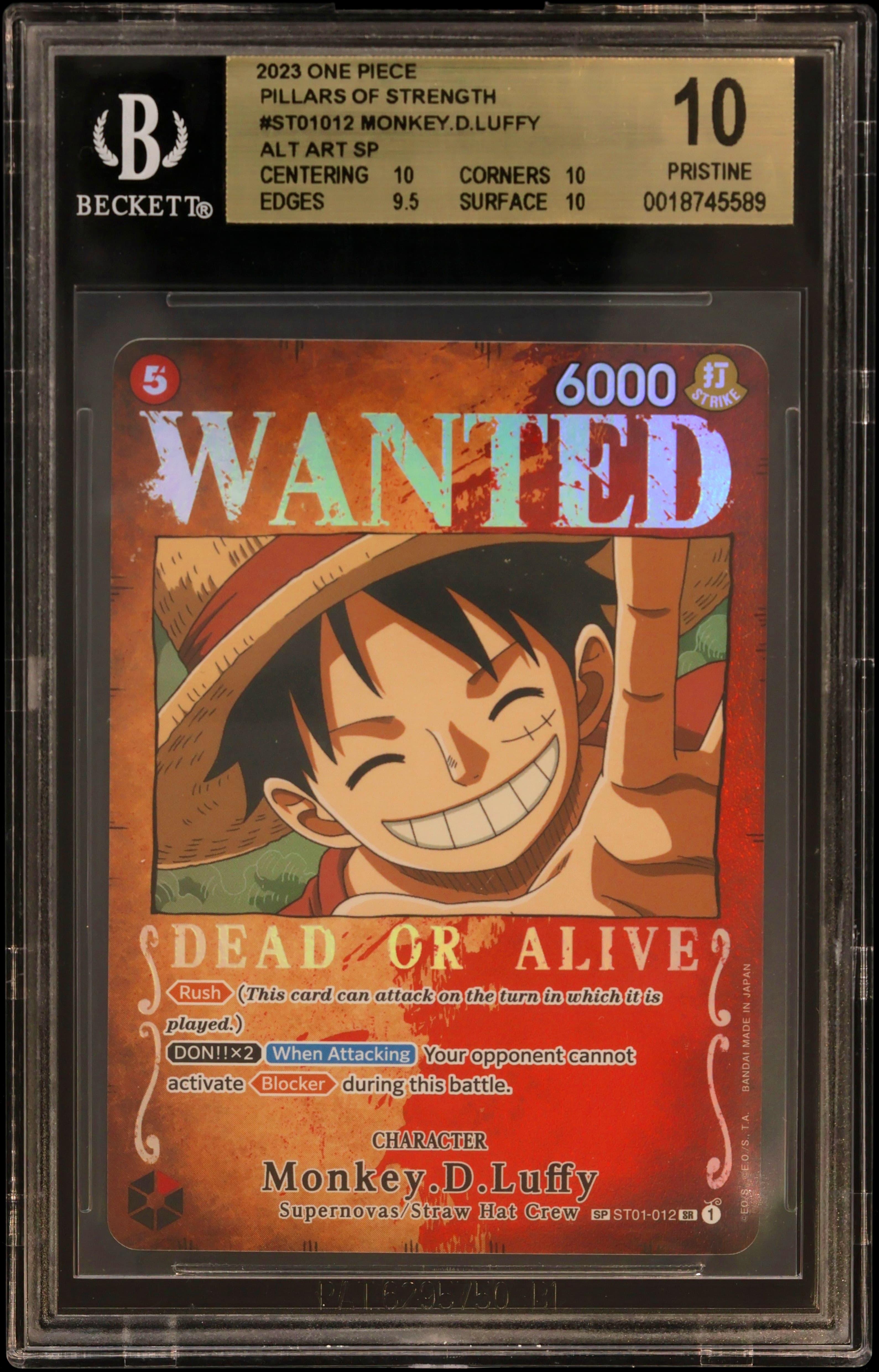 Monkey.D.Luffy WANTED POSTER SP