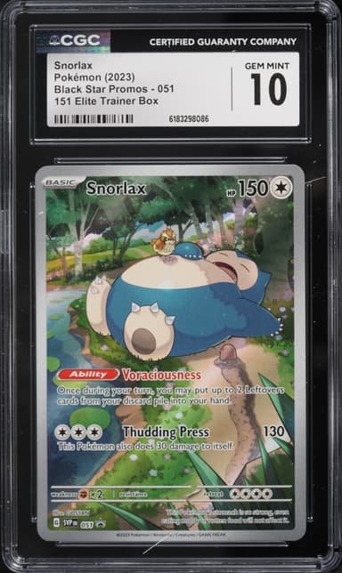 Pokemon Scarlet & Violet Promo 151 ETB Full Art Snorlax #51