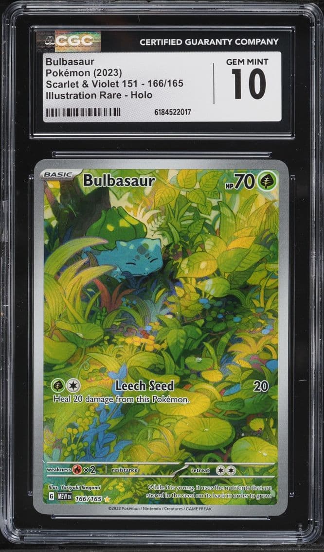 2023 #166 Bulbasaur CGC 10 Pokem
