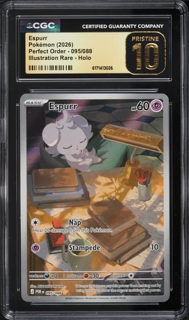 Pokemon Mega Evolution Perfect Order IR Espurr #95