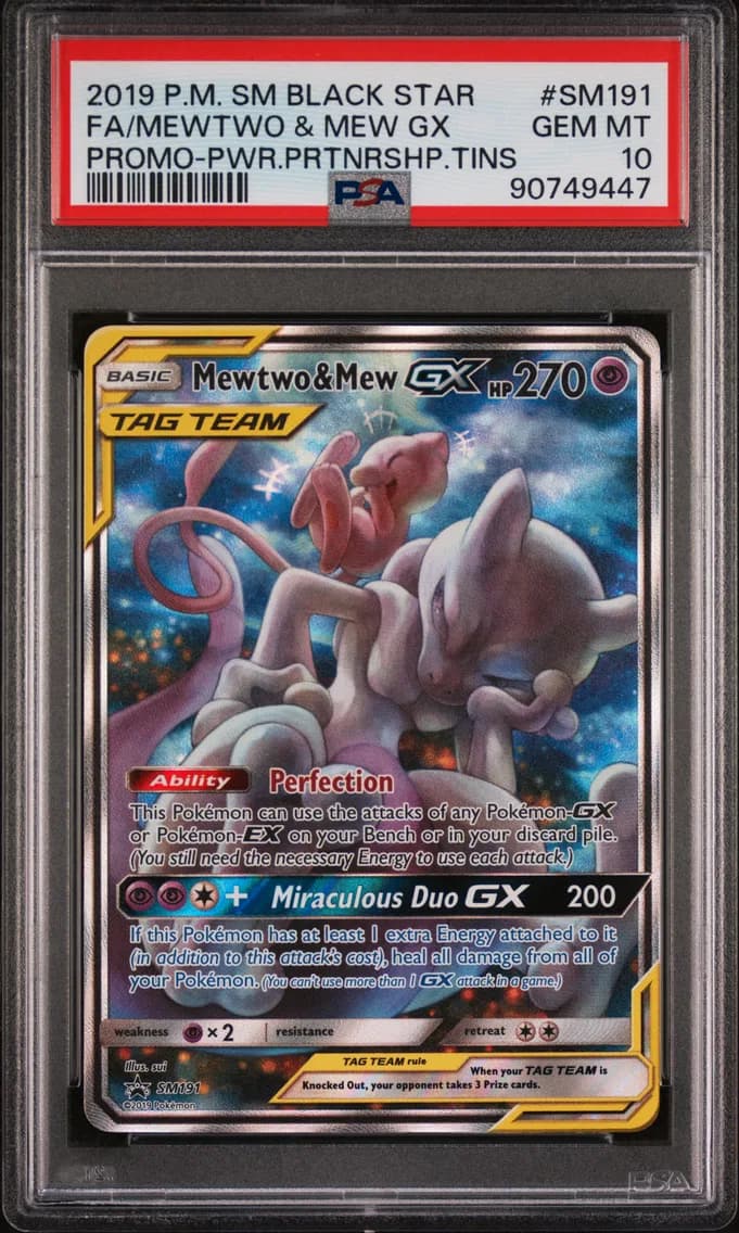 2019 #SM191 Full Art/Mewtwo & Me