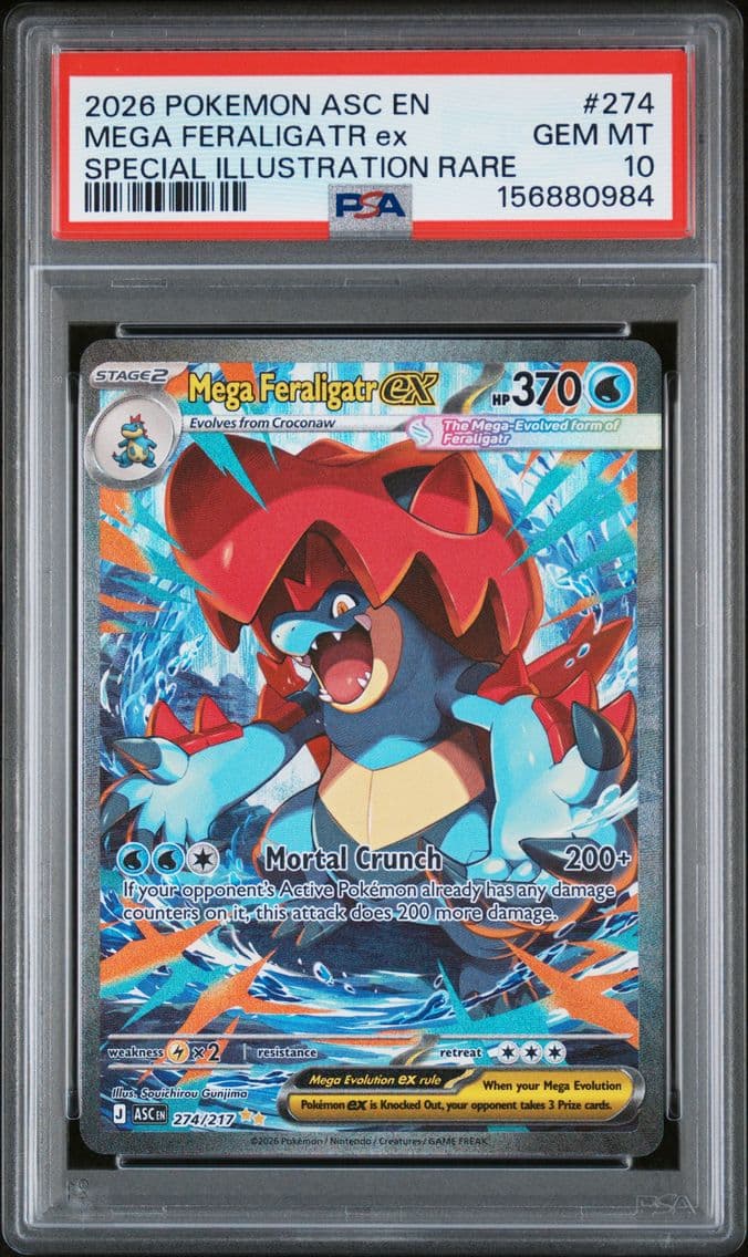 2026 #274 Mega Feraligatr EX PSA