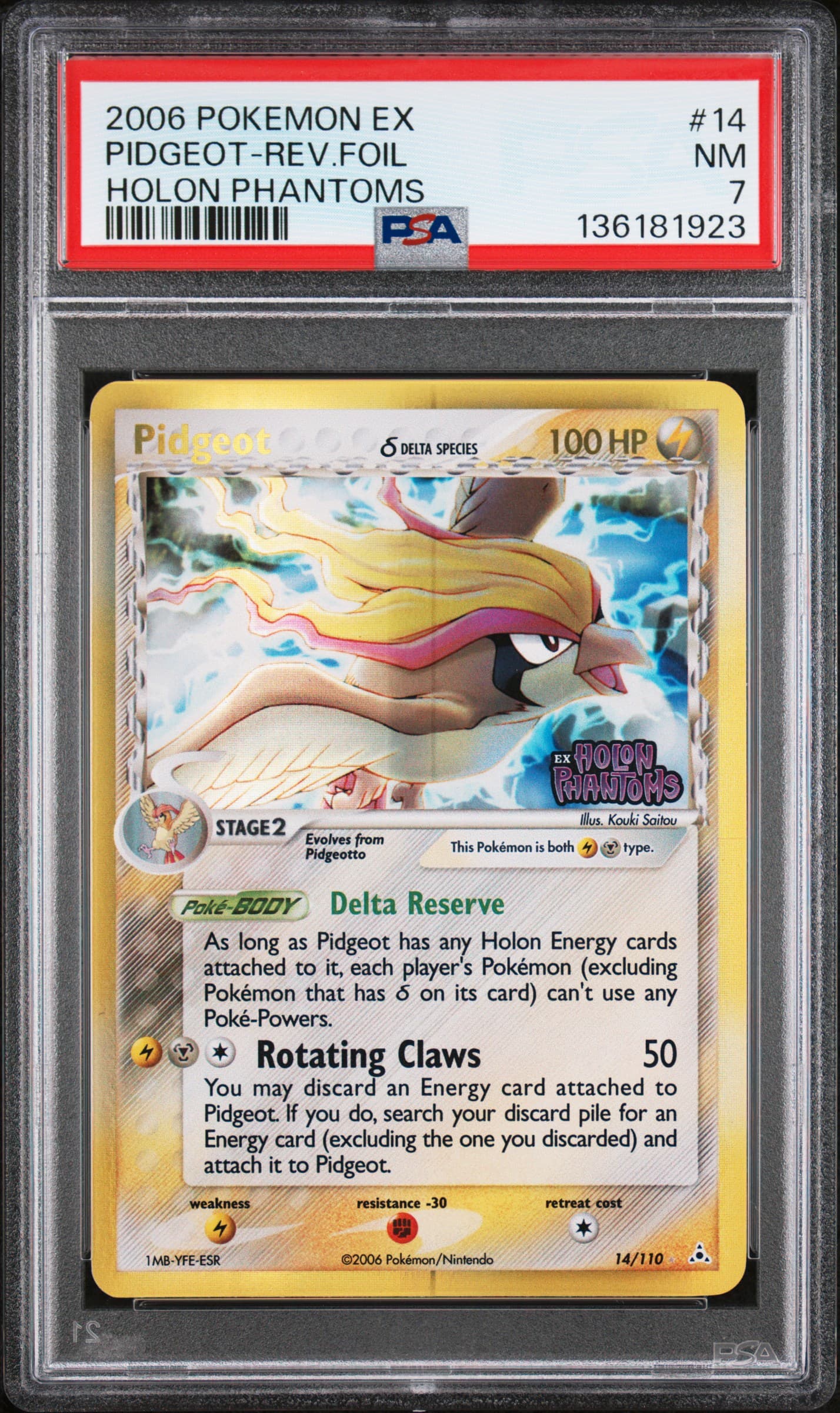 Pidgeot-Reverse Foil