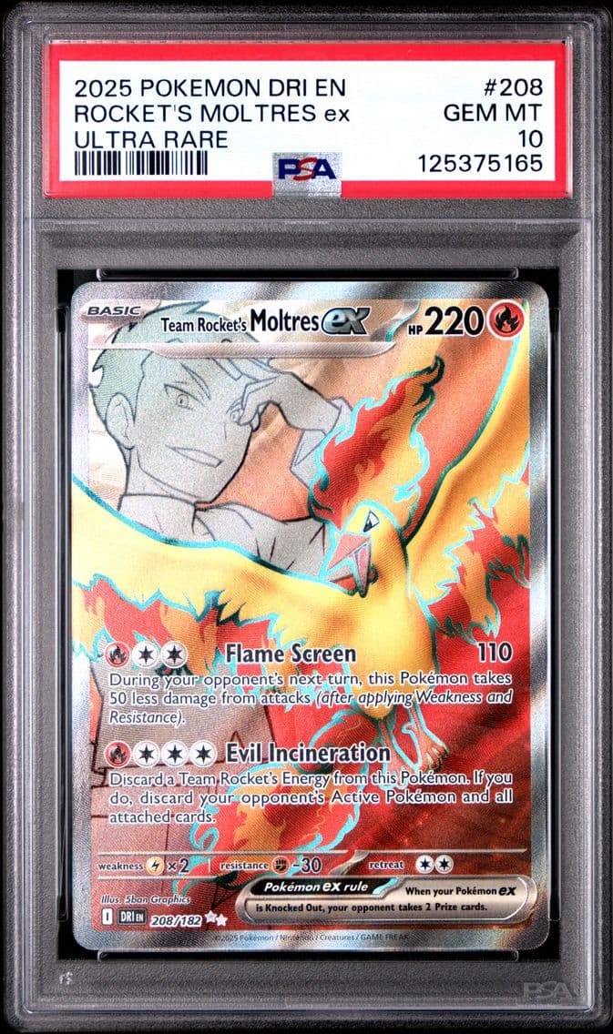 2025 #208 Team Rocket's Moltres 