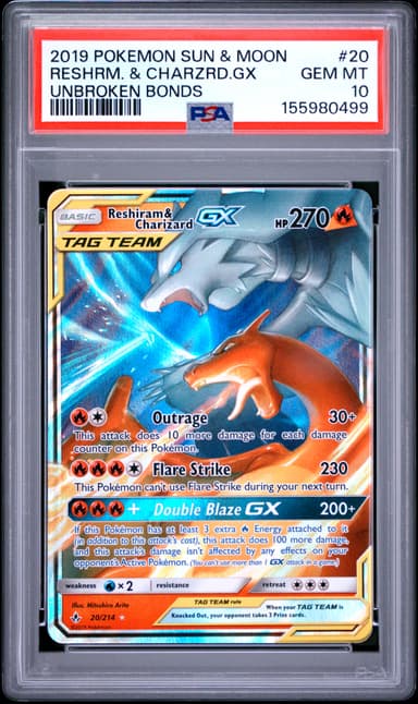 Reshiram & Charizard GX