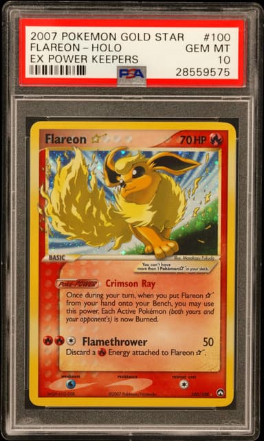 Flareon-Holo Gold Star
