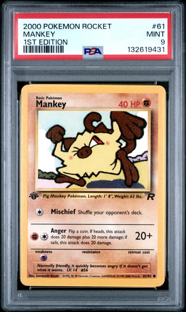 Mankey 1st Edition