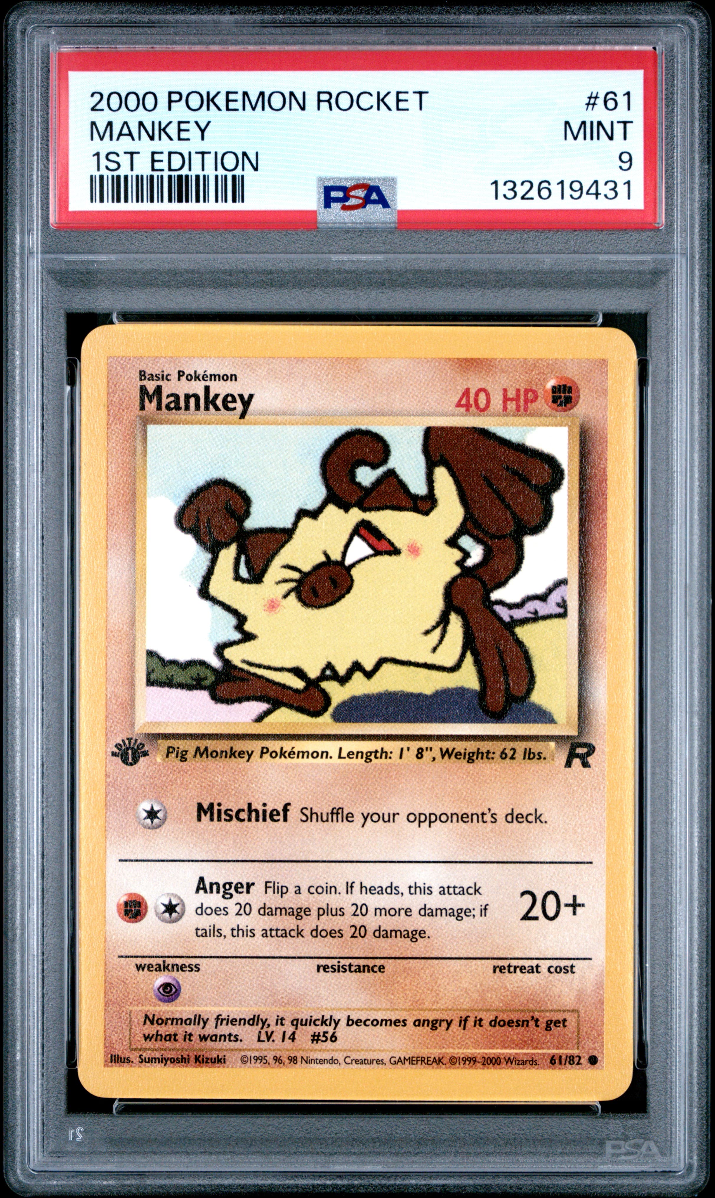 Mankey 1st Edition