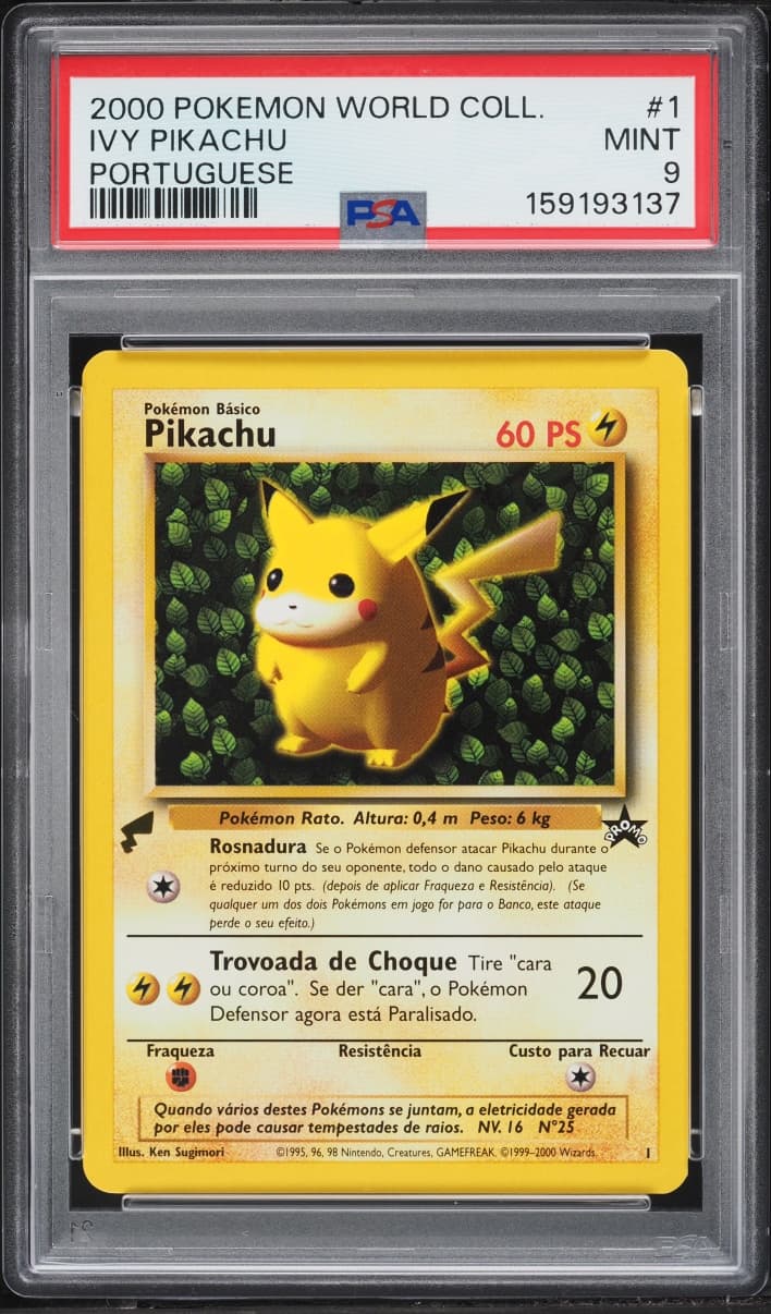 Pokemon Portuguese World Collection Ivy Pikachu #1