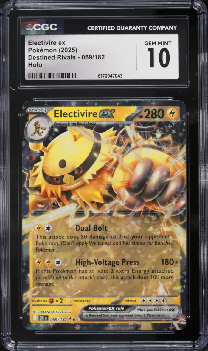 Pokemon Scarlet & Violet Destined Rivals Holo Electivire EX #69