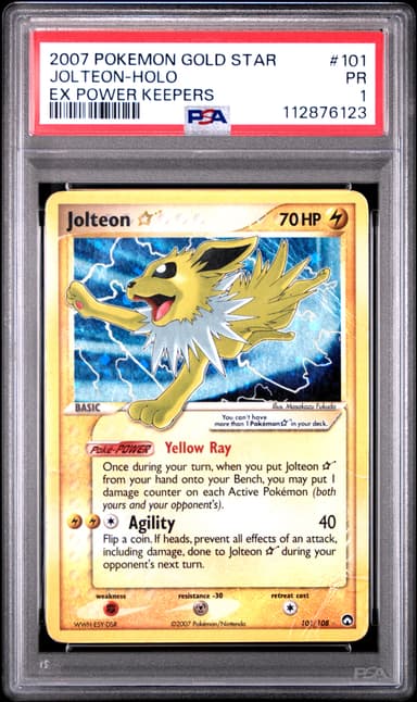 Jolteon-Holo Gold Star