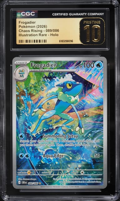 Pokemon Mega Evolution Chaos Rising IR Frogadier #89