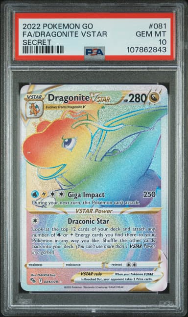 Full Art/Dragonite Vstar Secret