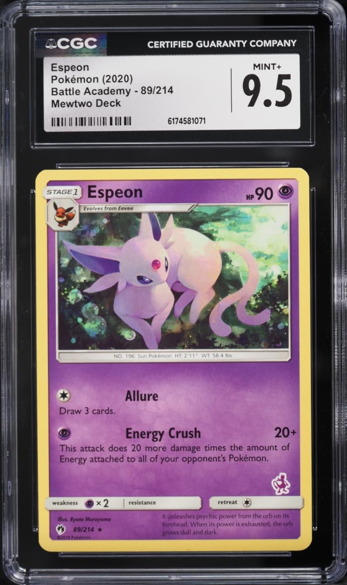 Pokemon Sword & Shield Battle Academy Deck Espeon #89