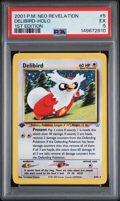 Delibird-Holo 1st Edition