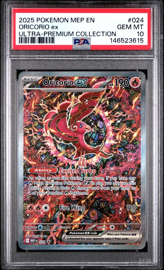 2025 #024 Oricorio EX PSA 10 Mep