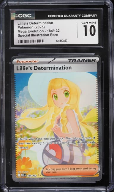Pokemon Mega Evolution SIR Lillie's Determination #184