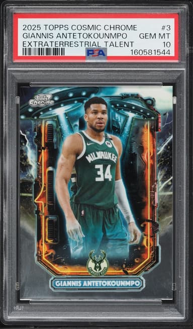 Topps Chrome Cosmic Extraterrestrial Talent Giannis Antetokounmpo #3