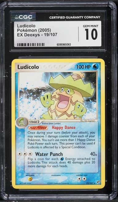 Pokemon EX Deoxys Ludicolo #19