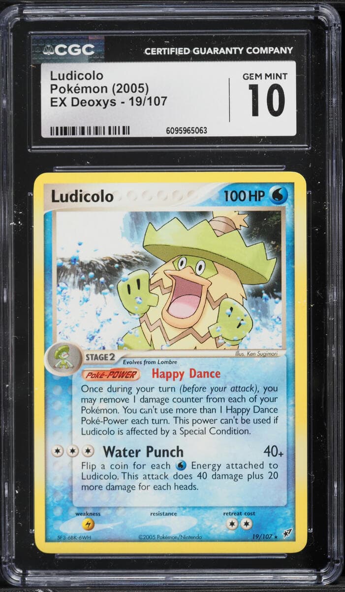 Pokemon EX Deoxys Ludicolo #19