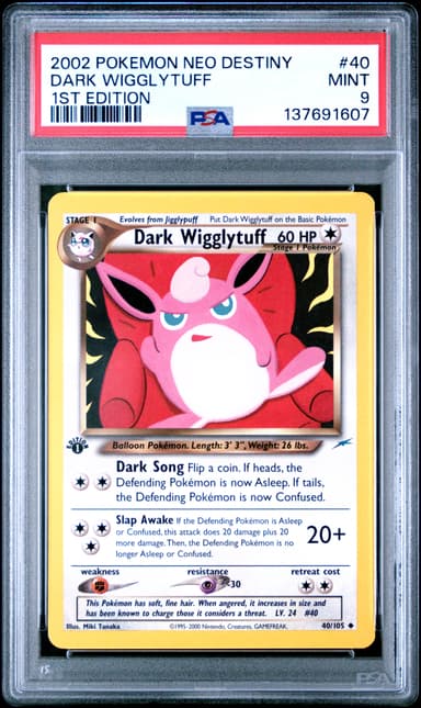 Dark Wigglytuff 1st Edition