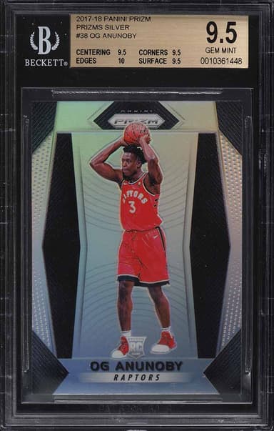Panini Prizm Silver OG Anunoby ROOKIE #38