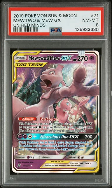 Mewtwo & Mew GX