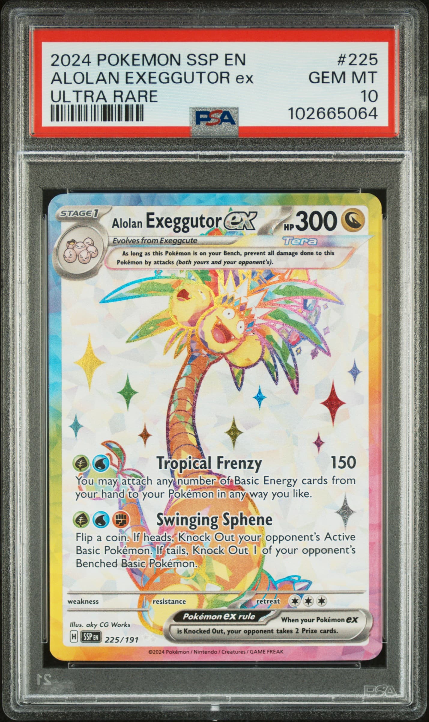 Alolan Exeggutor EX