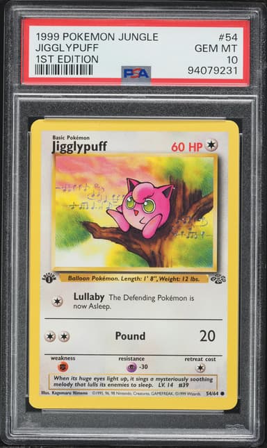 Jigglypuff 1st Edition