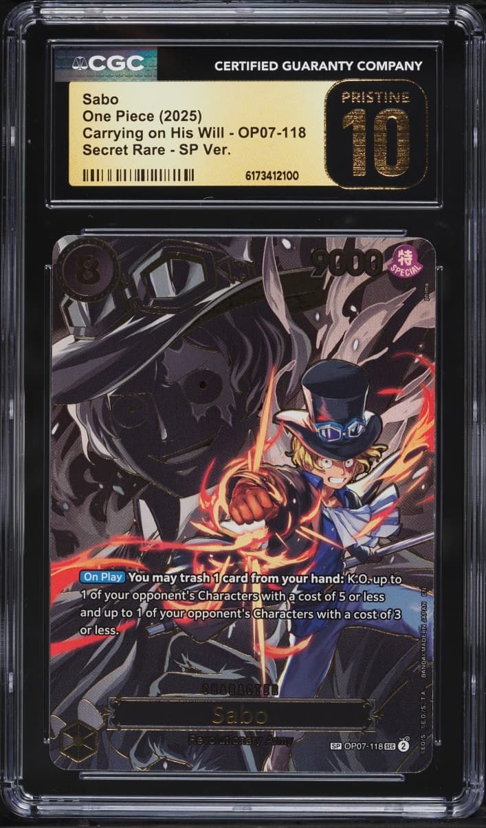 One Piece Carrying On His Will SR Sabo #OP07-118