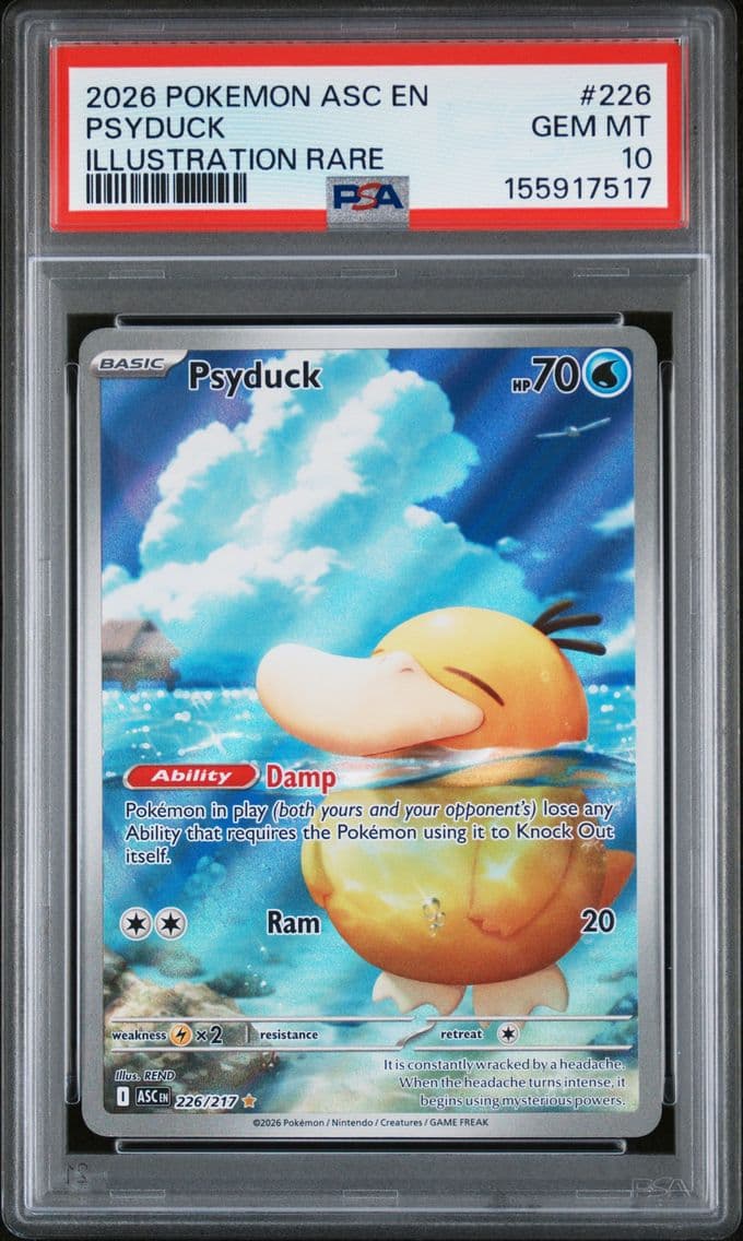 2026 #226 Psyduck PSA 10 Asc EN-