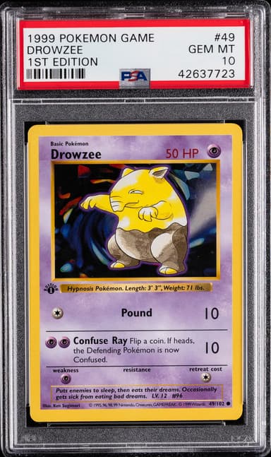 Drowzee 1st Edition