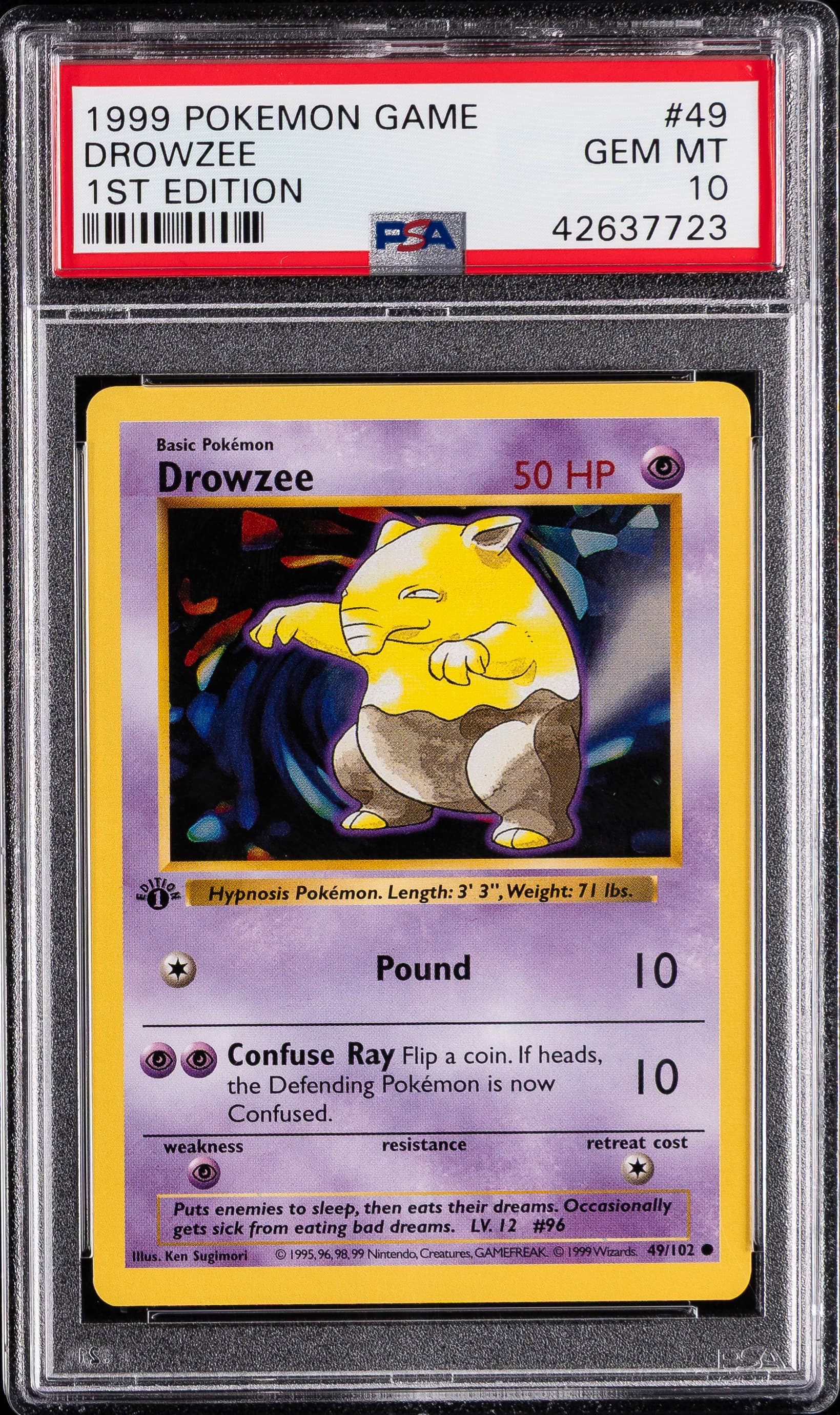 Drowzee 1st Edition