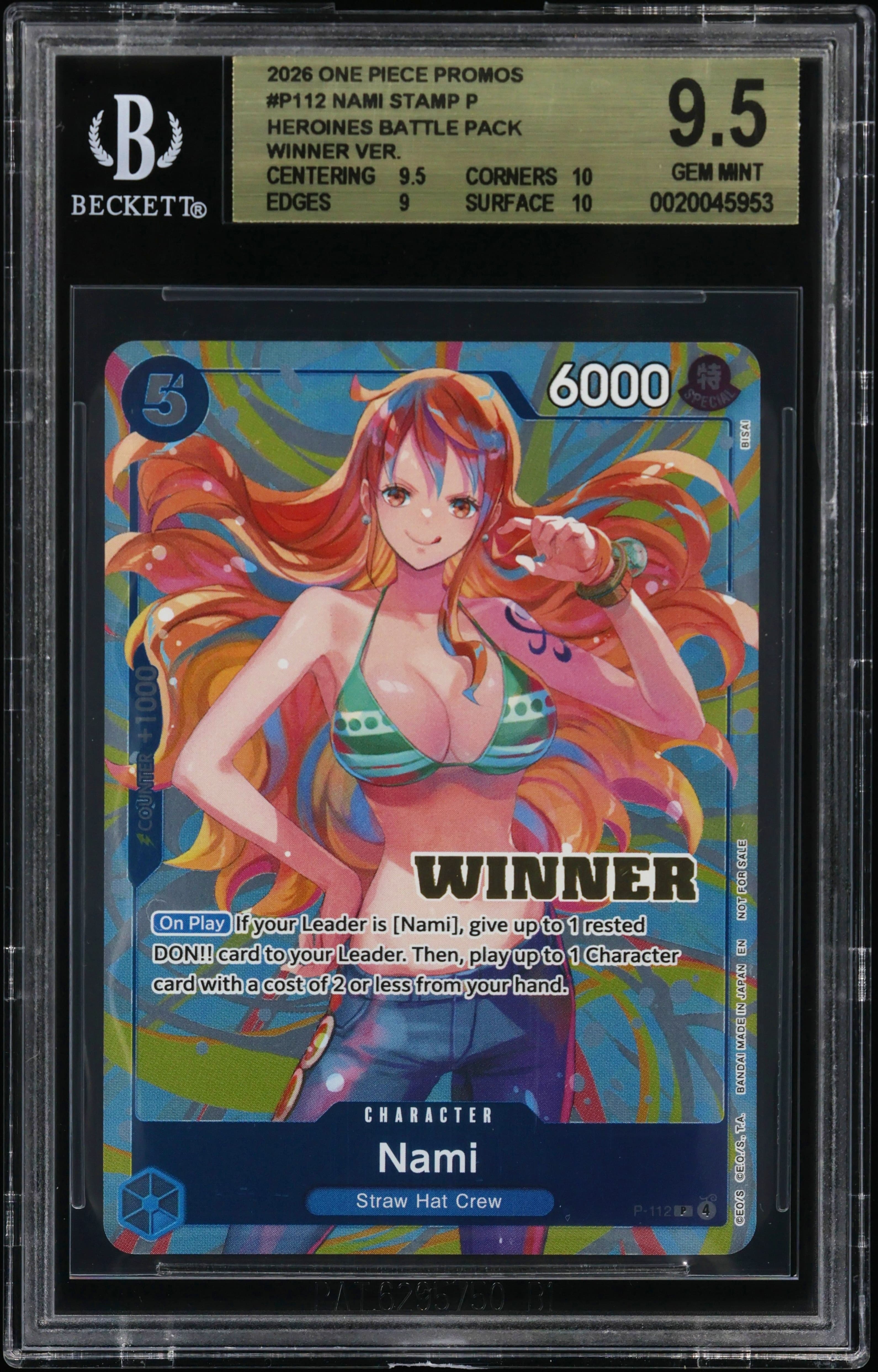 Nami STAMP P/(Heroines Battle Pack Winner ver.)