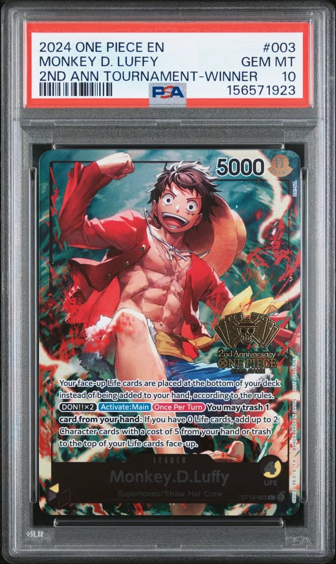2024 #003 Monkey D. Luffy PSA 10