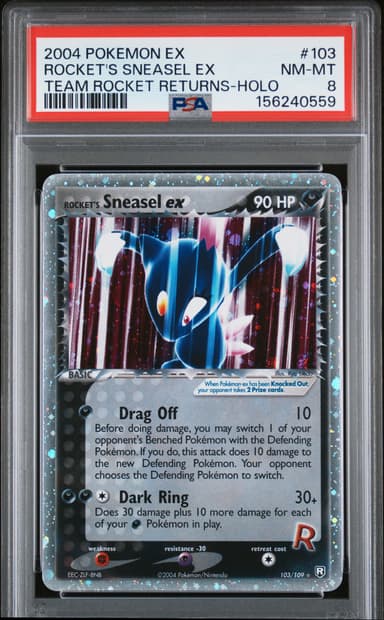 Rocket's Sneasel EX-Holo